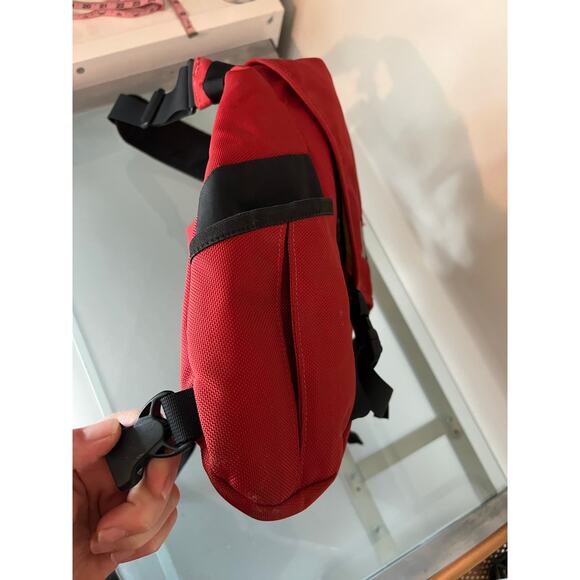 Patagonia messenger bag computer bag red vintage shoulder sling travel tote - Picture 8 of 13